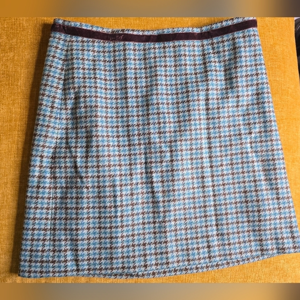 Banana Republic Plaid Mini Pencil Skirt